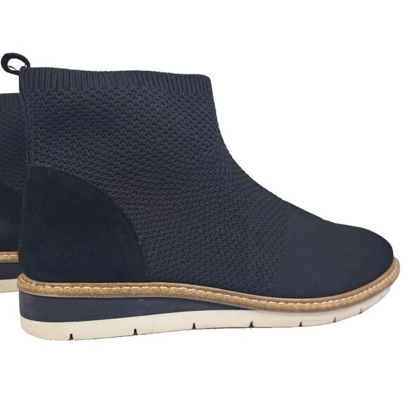 Women's Me Too Wedge Flexible Stretch Fabric Upper Slip-On Ankle Boots Size 7M - Picture 3 of 11